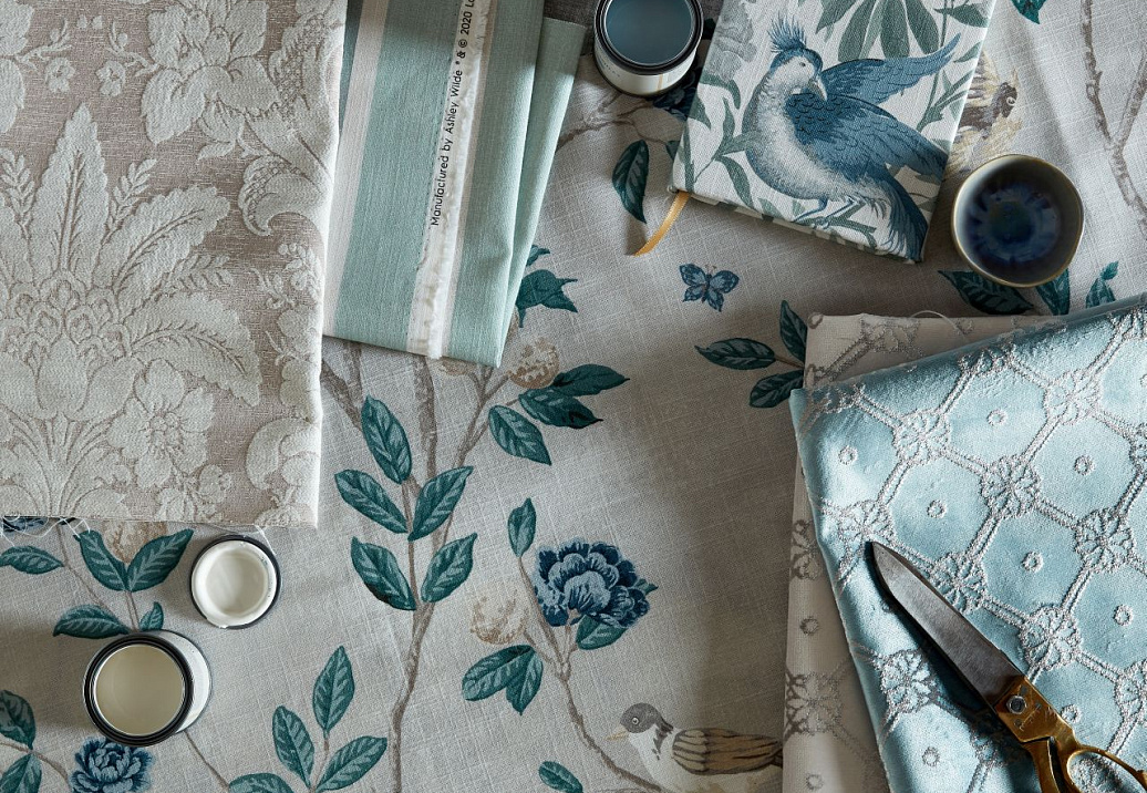 Ткань Laura Ashley Romantic Opulence Vol.1 Wexbord/Seaspray