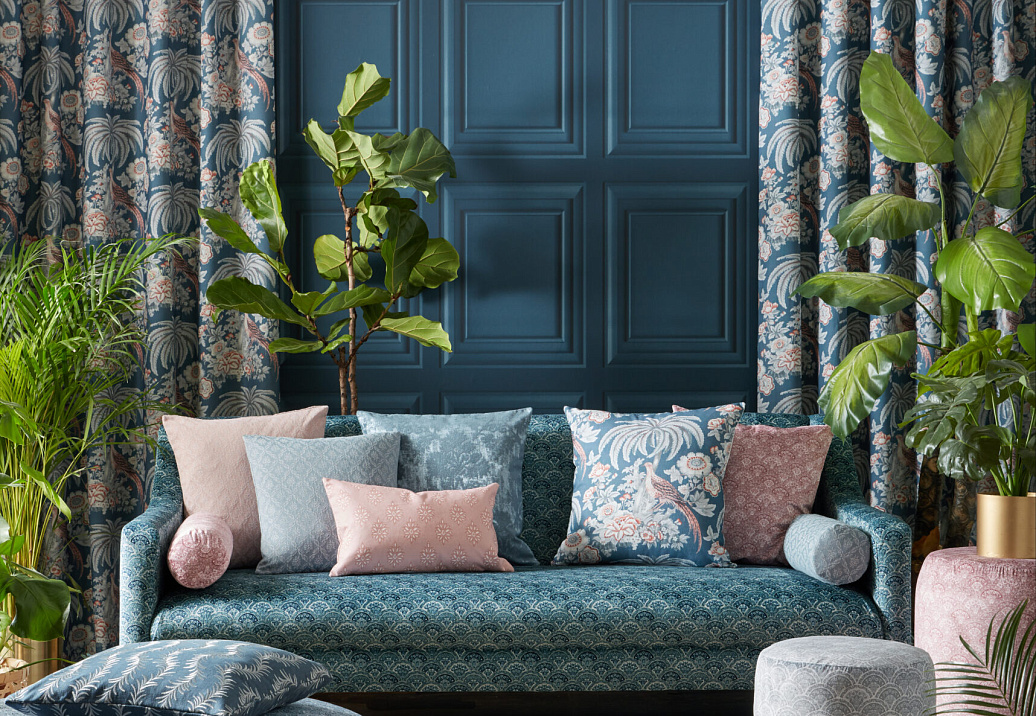 Ткань Laura Ashley Timeless Elegance Vol.1 Musica/DuskySeaspray