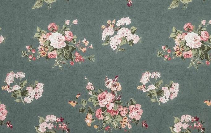 Английская ткань Laura Ashley, коллекция Country Charm Vol.1, артикул Rosemore/Fern