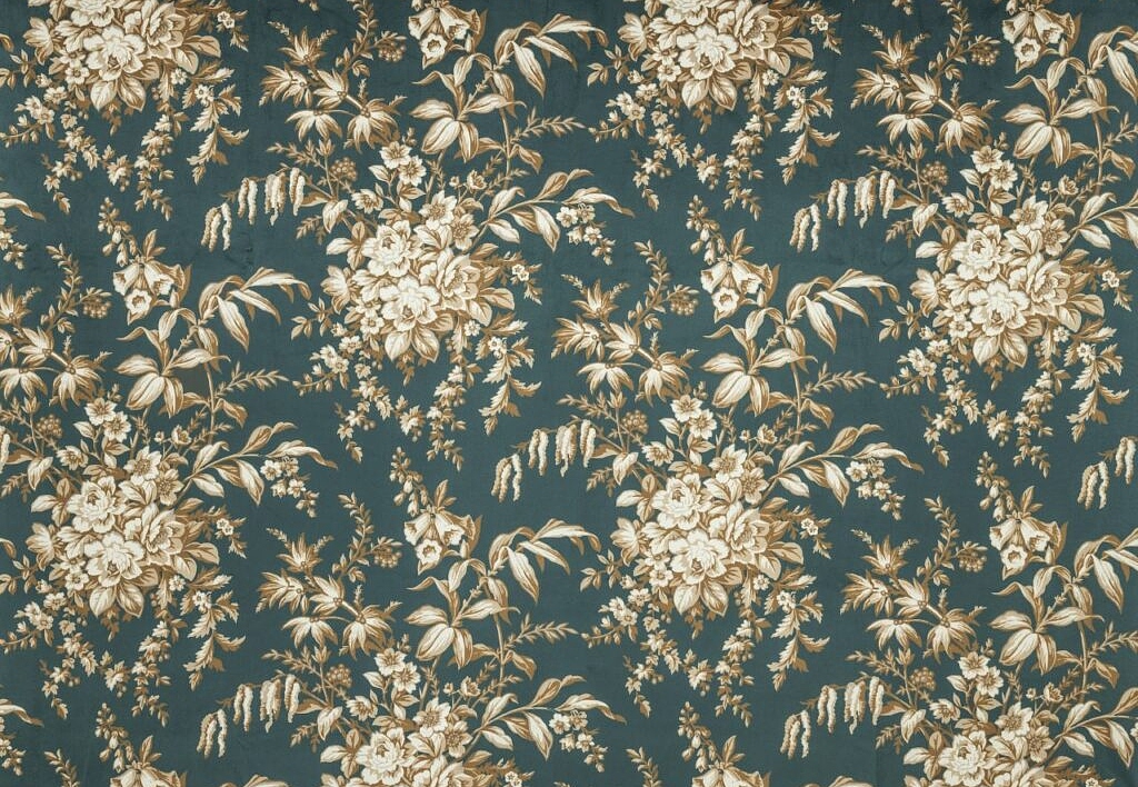 Ткань Laura Ashley Country Charm Vol.1 PicardieVelvet/Fern