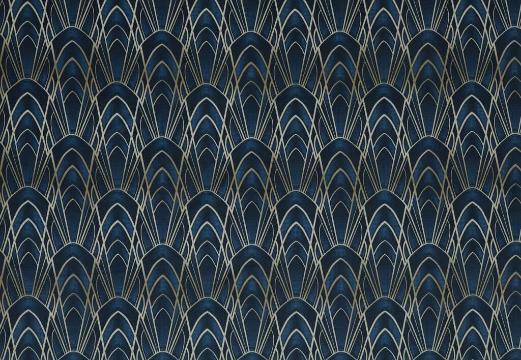 Ткань Ashley Wilde Visage Delaunay/Sapphire
