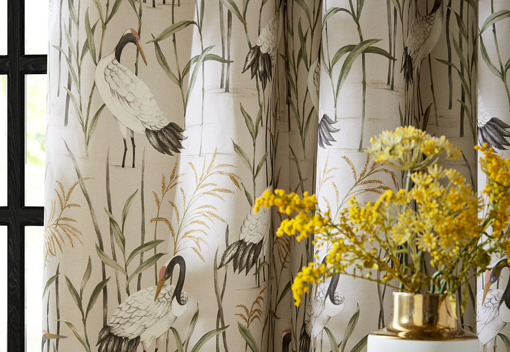 Ткань Ashley Wilde Kyoto Cardens Harome/Linen