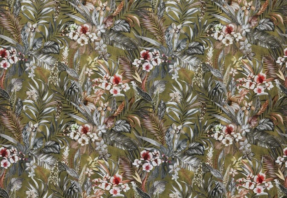 Ткань Ashley Wilde Tahiti Kew/Olive