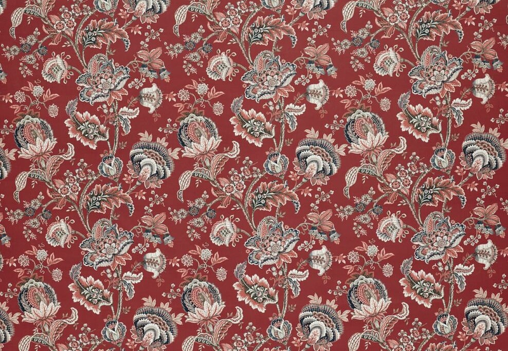 Ткань Ashley Wilde Tahiti Prunella/Crimson