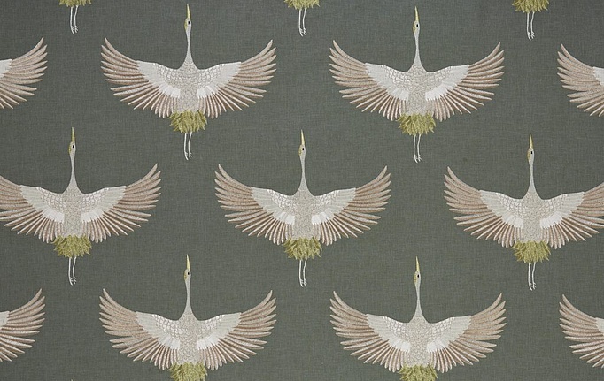 Английская ткань KAI, коллекция Aravalli, артикул Demoiselle/Eucalyptus