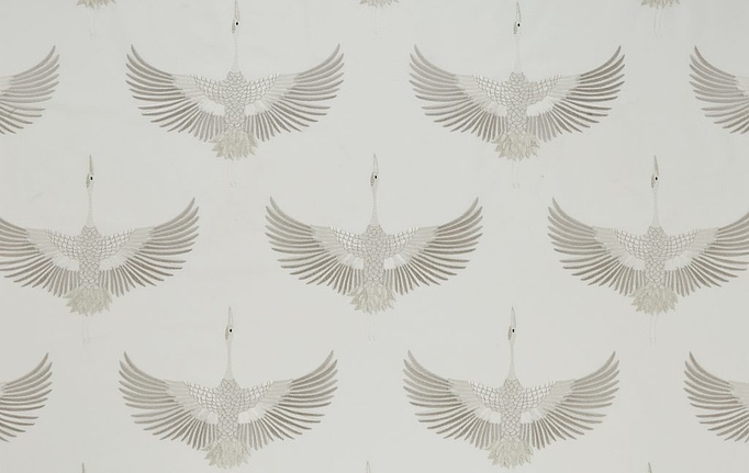Английская ткань KAI, коллекция Aravalli, артикул Demoiselle/Silver