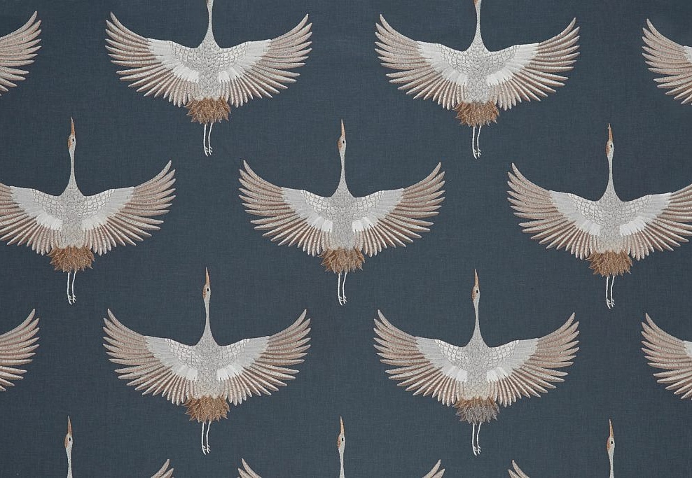 Ткань KAI Aravalli Demoiselle/Midnight