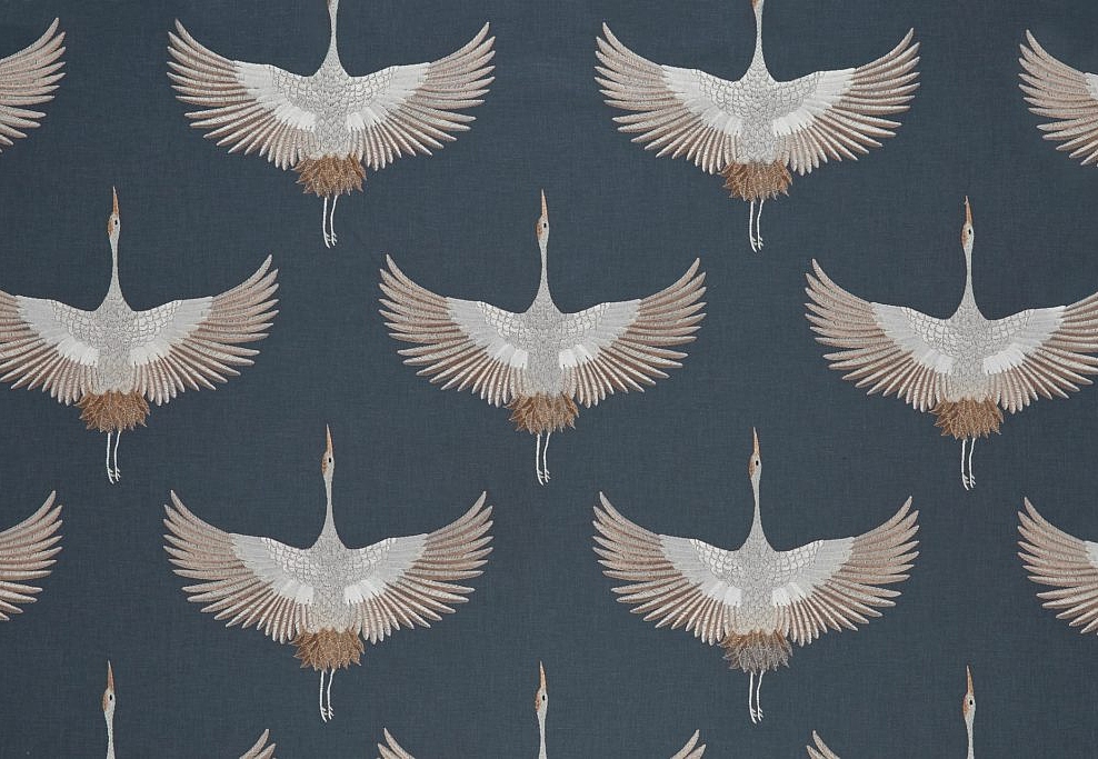 Ткань KAI Aravalli Demoiselle/Midnight