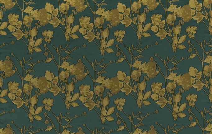 Английская ткань KAI, коллекция Botanical Escape, артикул Alina/Emerald