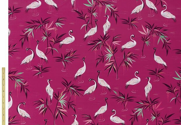 Ткань Sara Miller Volume 1 HeronVelvetFuchsia