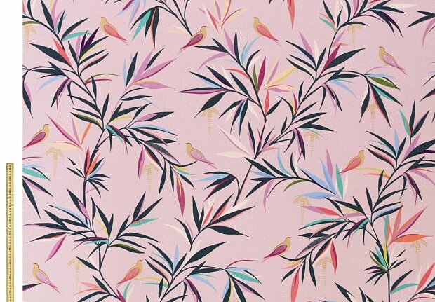 Ткань Sara Miller Volume 1 BambooVelvetSoftPink