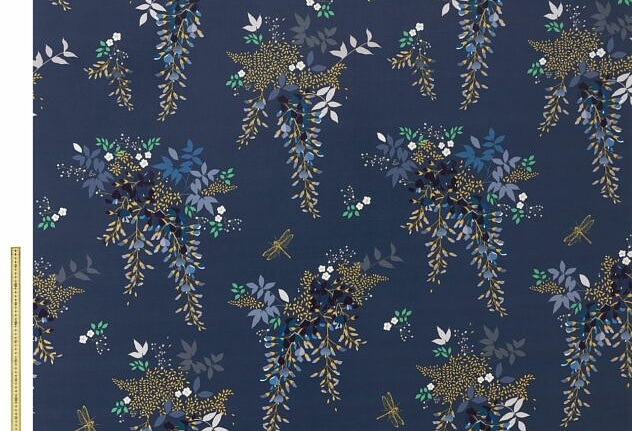 Ткань Sara Miller Volume 1 WisteriaVelvetNavy