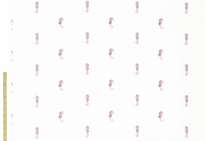 Ткань Sara Miller Volume 1 SeahorseSateenMauve