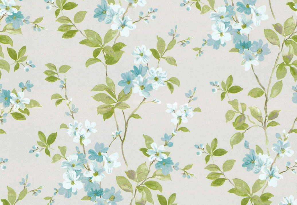 Ткань Daylight Meadows Syringa/Aqua