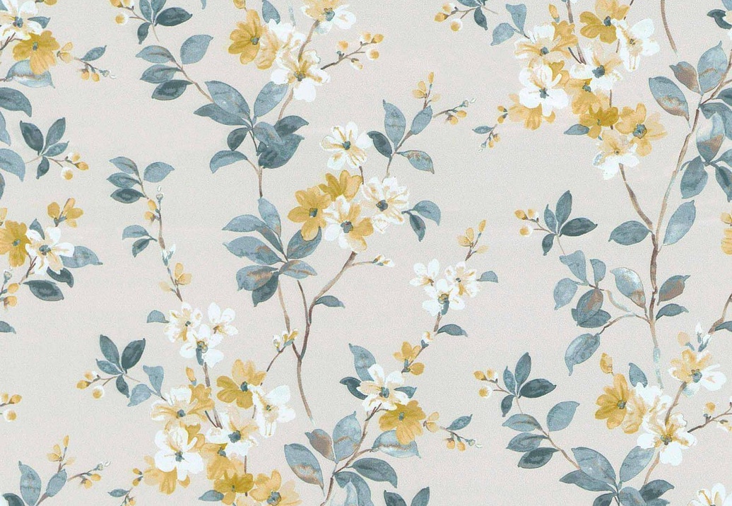 Ткань Daylight Meadows Syringa/GoldenRod