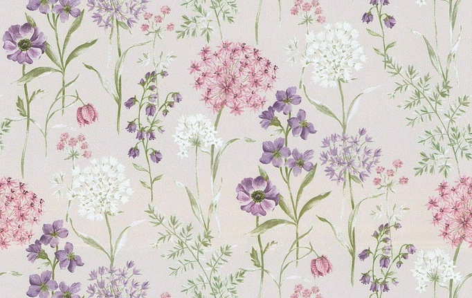 Бельгийская ткань Daylight, коллекция Meadows, артикул Wildflower/Orchid