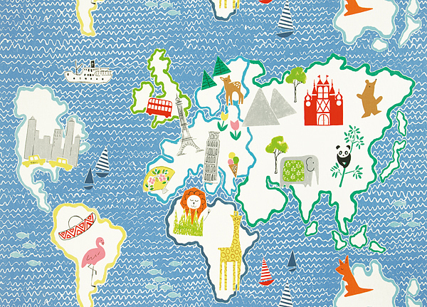 Ткань Designers Guild Around the world F1825/01