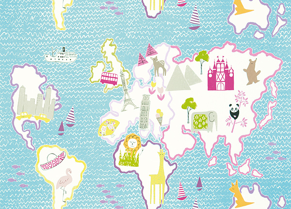 Ткань Designers Guild Around the world F1825/02