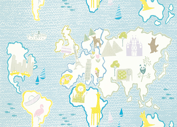 Ткань Designers Guild Around the world F1825/03