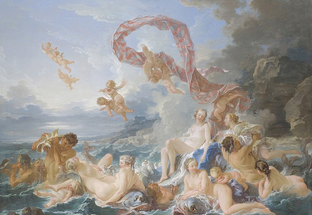 Панно и фотообои Affresco Фрески и фотообои Francois Boucher The Triumph of Venus