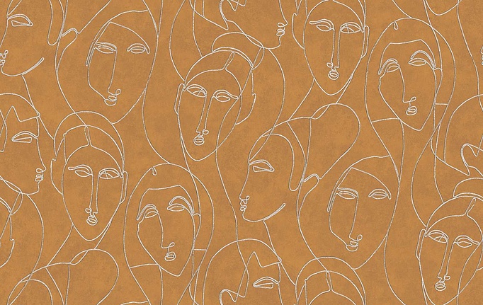Бельгийские обои Khroma, коллекция Agathe (Guy Masureel), артикул AGA503