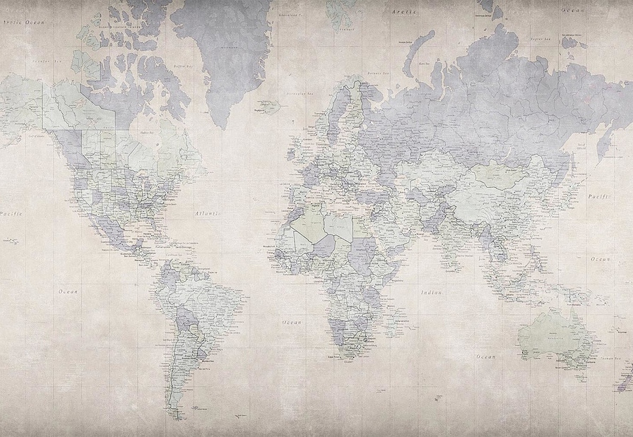 Обои Factura Kids WORLD MAP/5