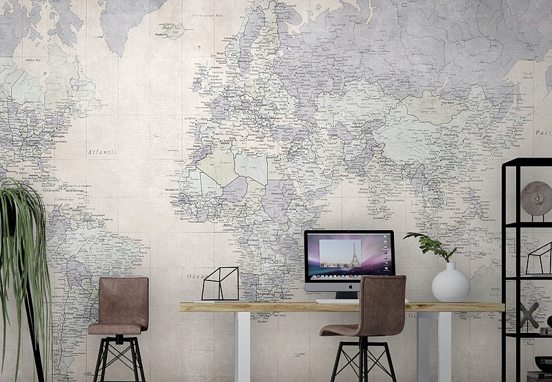 Обои Factura Kids WORLD MAP/5