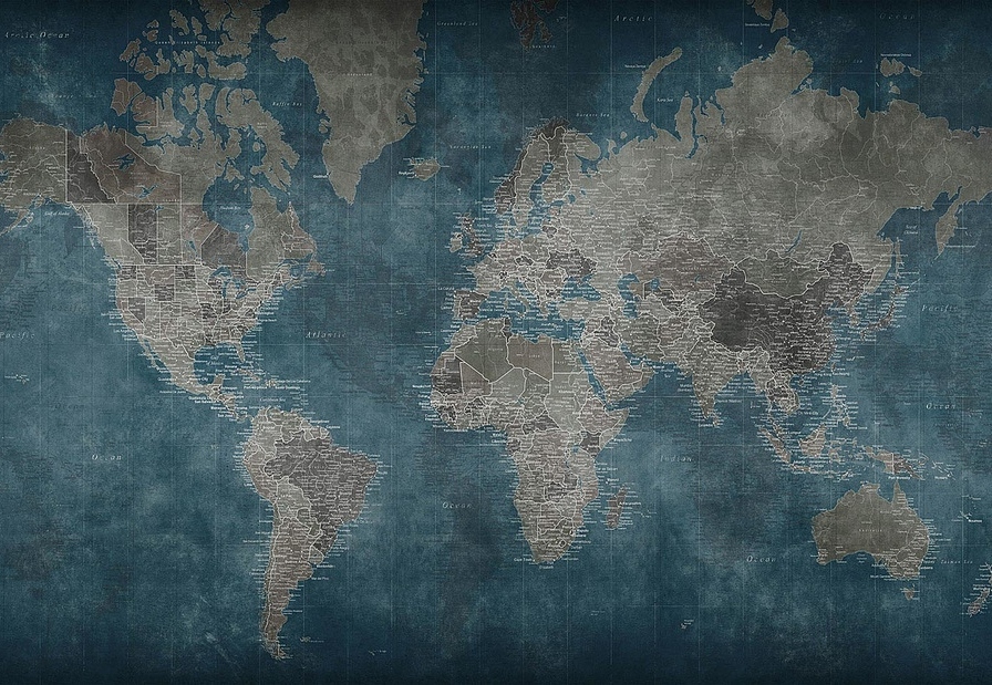 Обои Factura Kids WORLD MAP/9