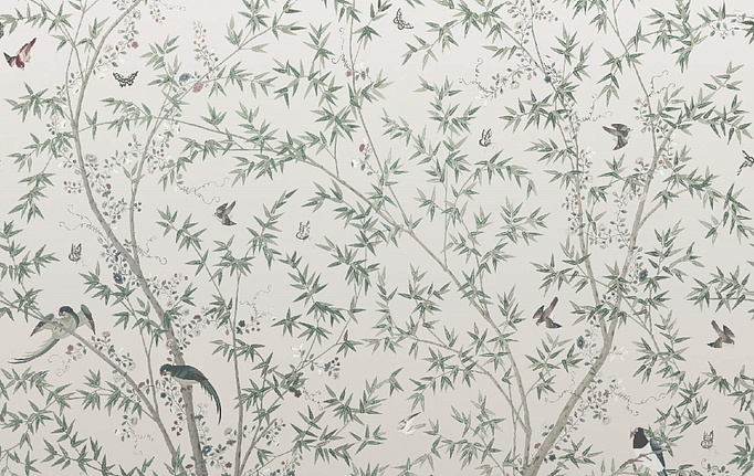 Английские панно и фотообои Little Greene, коллекция National Trust Papers, артикул 0245BSOYSTE1