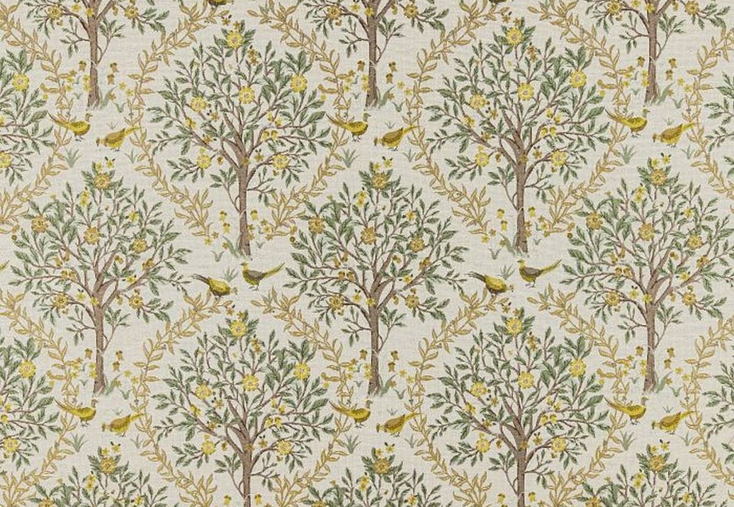 Ткань Ashley Wilde Sherwood Bedgebury/Lemon