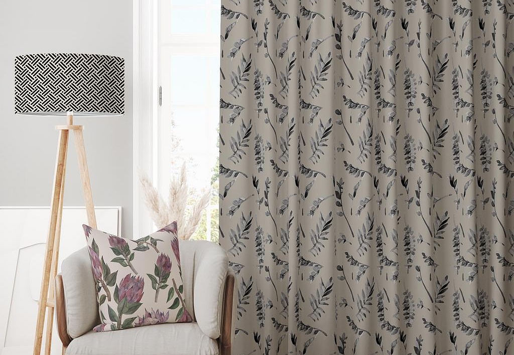 Ткань Marufabrics Vivid Leaf/Dark