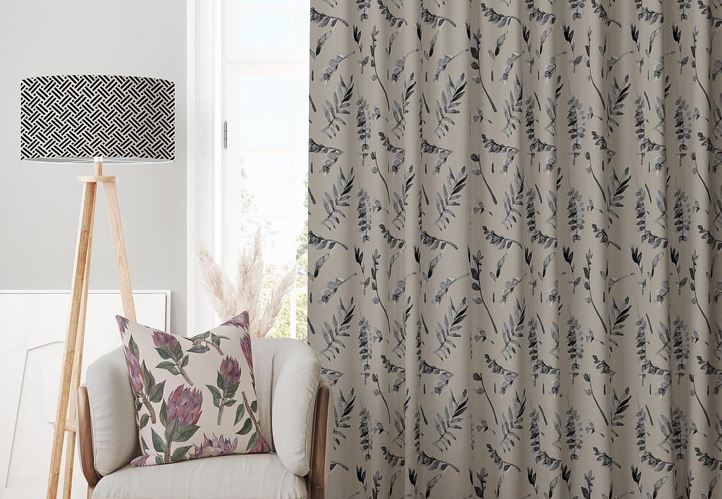 Ткань Marufabrics Vivid Leaf/Dark