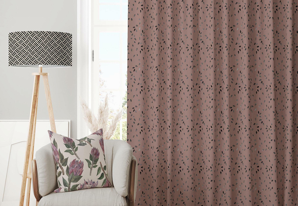 Ткань Marufabrics Vivid Seeds/Red