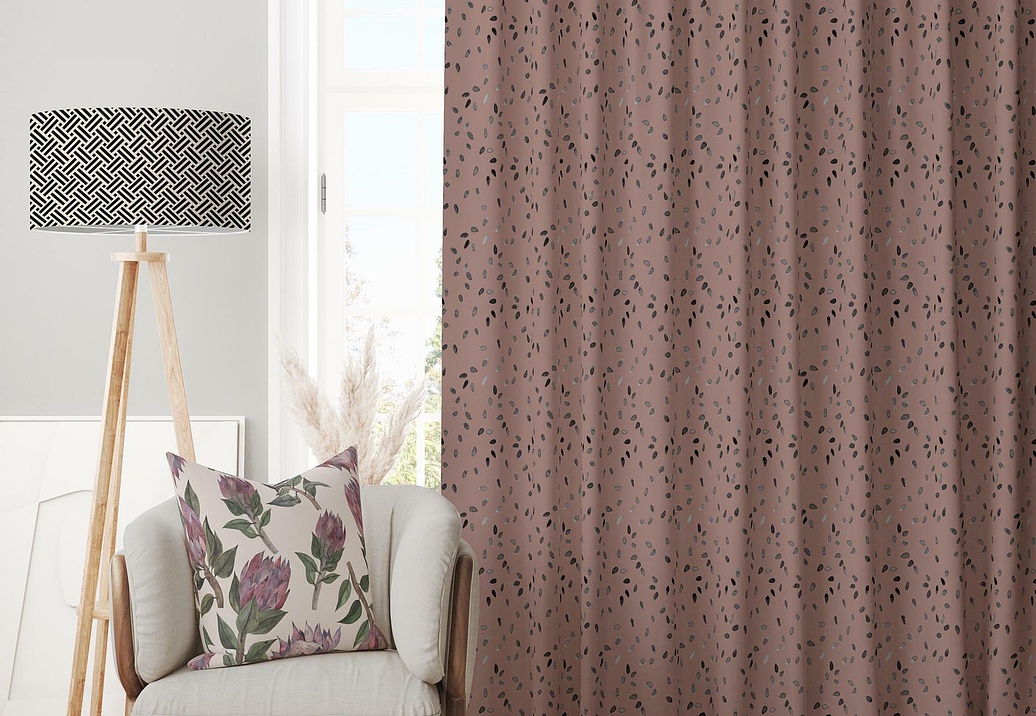 Ткань Marufabrics Vivid Seeds/Red