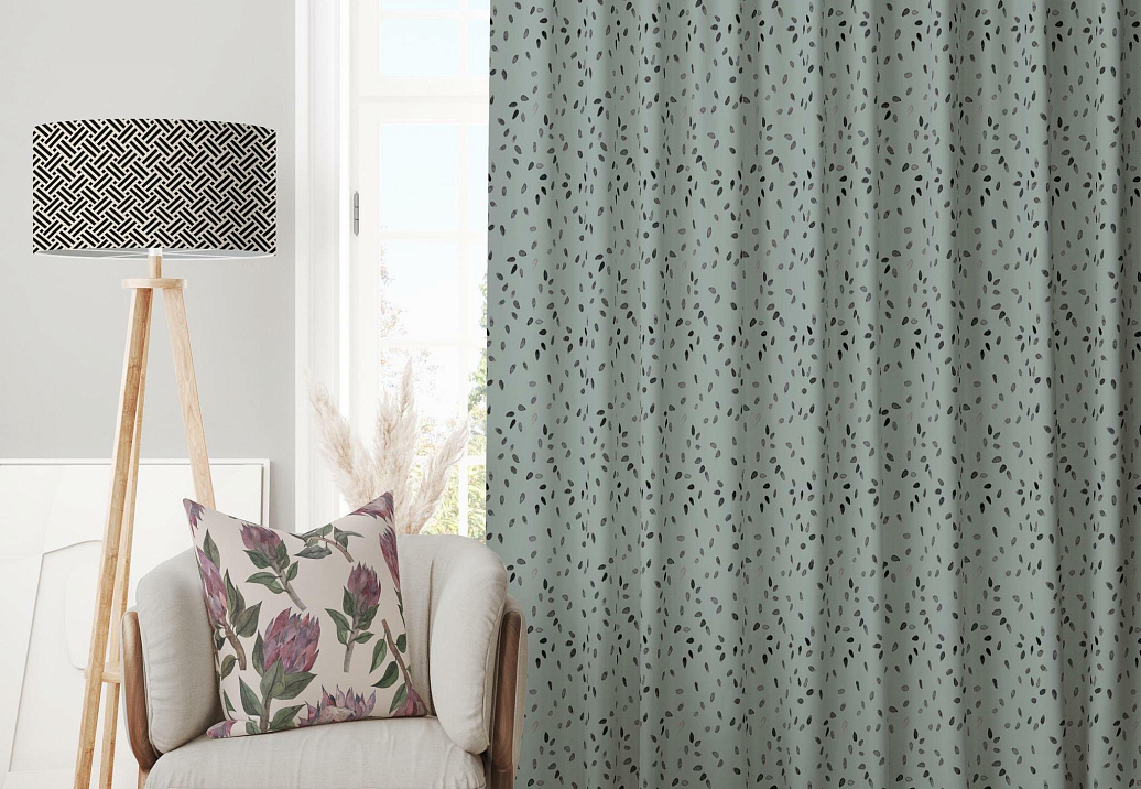 Ткань Marufabrics Vivid Seeds/Green