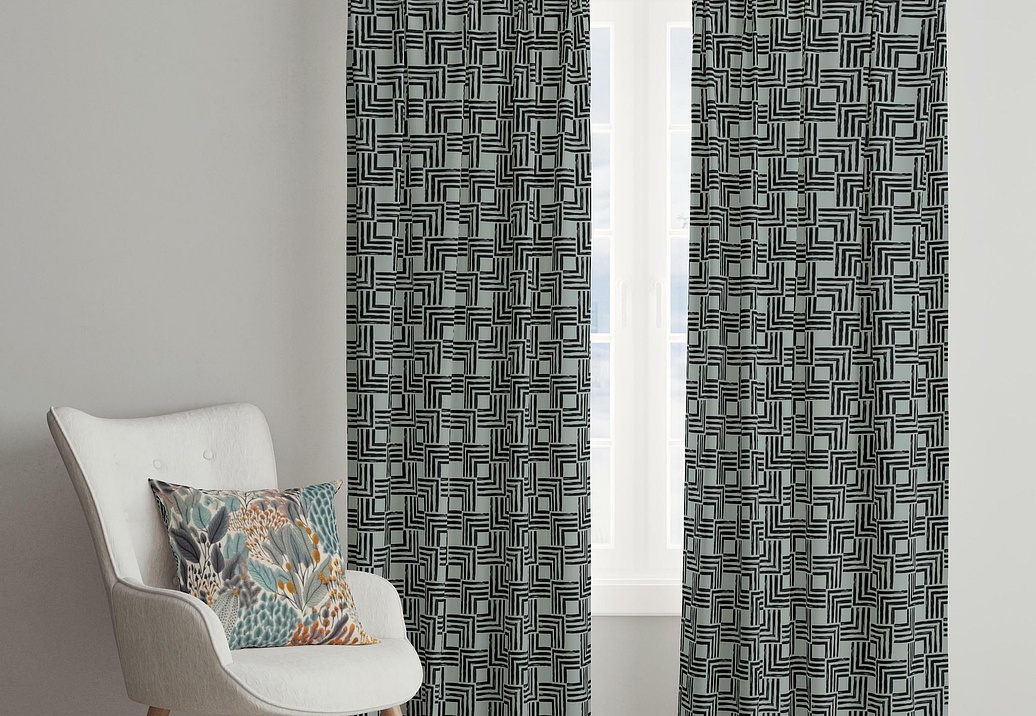 Ткань Marufabrics Vivid Check/Green