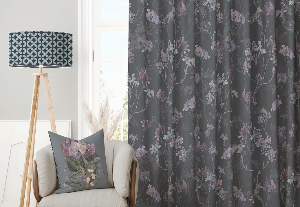 Ткань Marufabrics Vivid Umbrella/Dark