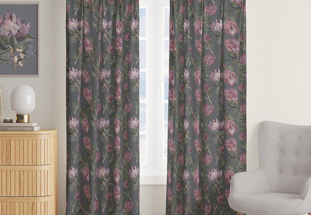 Ткань Marufabrics Vivid Protea/Dark