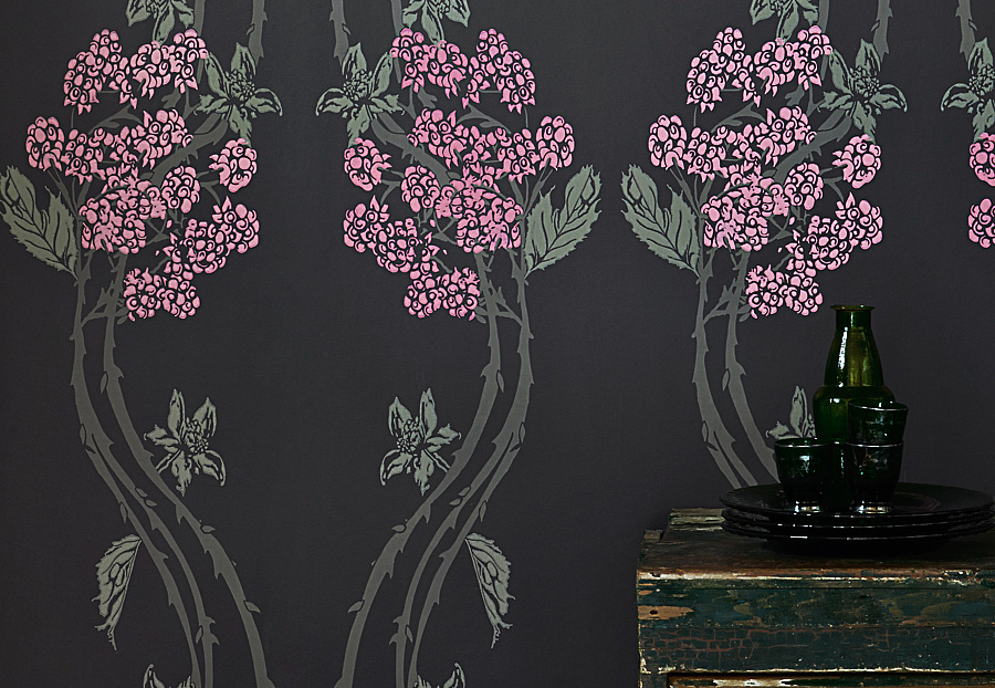 Обои Barneby Gates Book vol.3 BG1100201/Autumn Berry/Blackberry