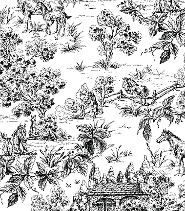 Обои Jaima Brown Retreat Kentucky-Blue-Grass-Black-White