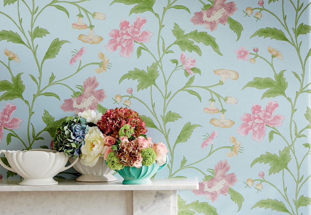 Обои Little Greene Archive Trails 0247CHBLUEL