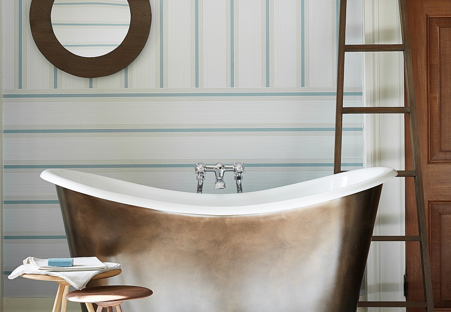 Обои Little Greene Painted Papers 0286CVBRBLU