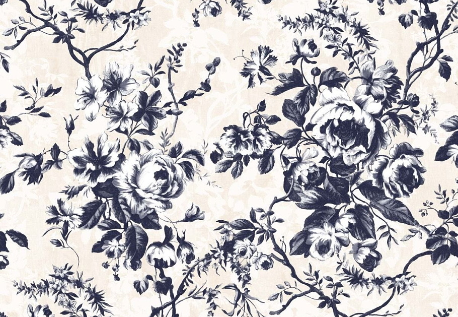 Обои House Of Hackney Volume I Dalston Rose/Navy/Cream