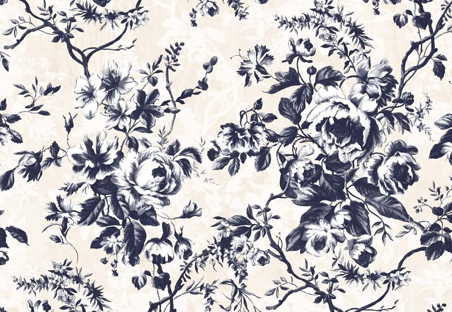 Обои House Of Hackney Volume I Dalston Rose/Navy/Cream