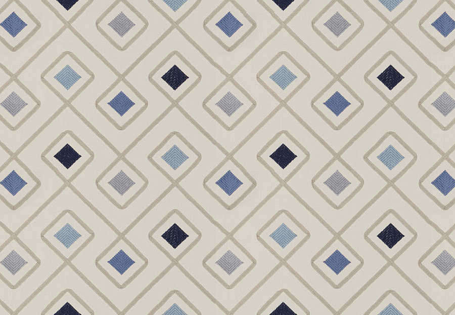 Ткань Fabricut Vignettes Vol.XVI Bluestone Action!/Denim