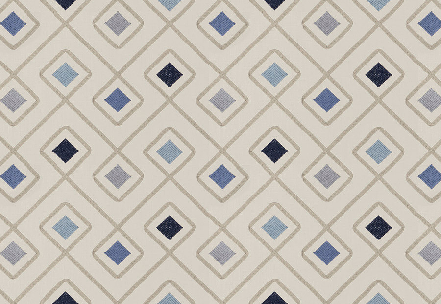 Ткань Fabricut Vignettes Vol.XVI Bluestone Action!/Denim