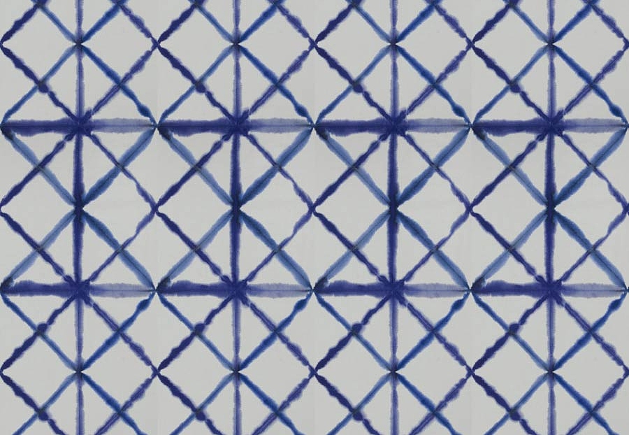 Ткань Fabricut Vignettes Vol.XVI Bluestone Crane diamond/Indigo