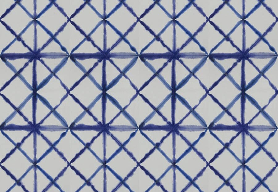 Ткань Fabricut Vignettes Vol.XVI Bluestone Crane diamond/Indigo