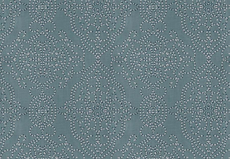 Ткань Fabricut Vignettes Vol.XVI Bluestone Indie Damask/Blue
