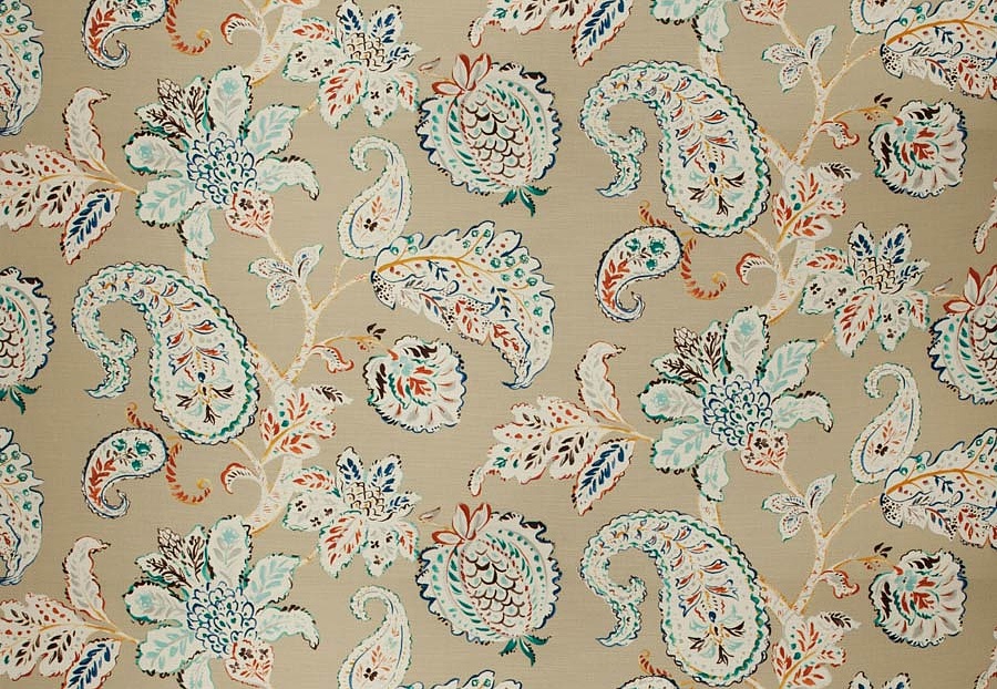 Ткань Fabricut Vignettes Vol.XVI Bluestone Colourist/Carnival